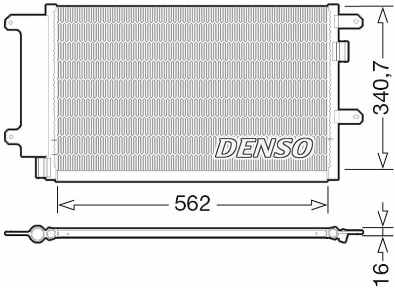 Denso New Condenser Iveco DCN12003