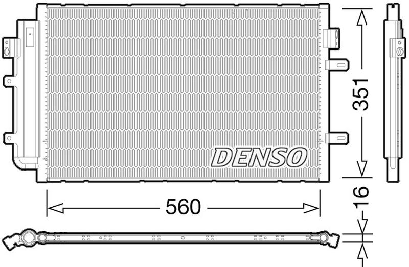 Denso Aircon Condenser DCN12005