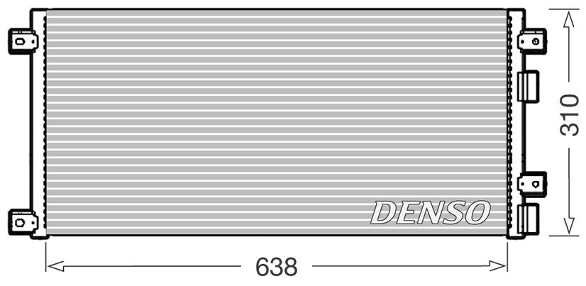 Model Condensor Denso Denso Aircon Condenser DCN12006 - ARKS4Cooling