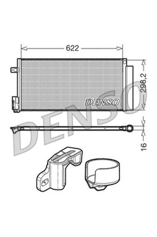 Denso Aircon Condenser DCN13110
