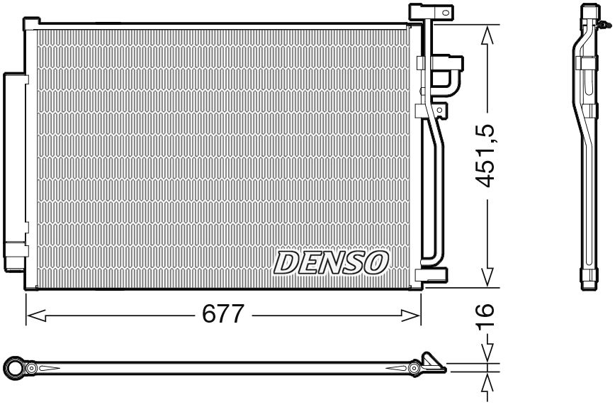 Denso Aircon Condenser DCN20040 - ARKS4Cooling