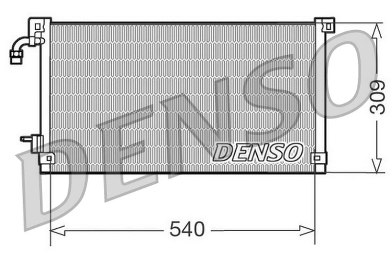 Model Condensor Denso Denso Aircon Condenser DCN21004 - ARKS4Cooling