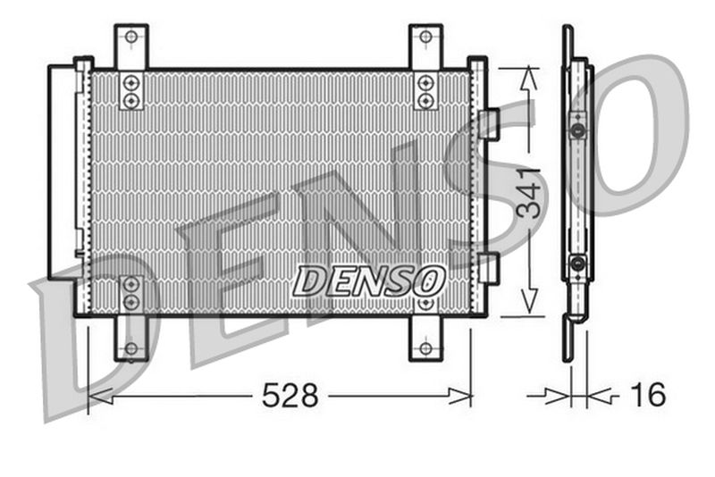 Model Condensor Denso Denso Aircon Condenser DCN21007 – ARKS4Cooling.com