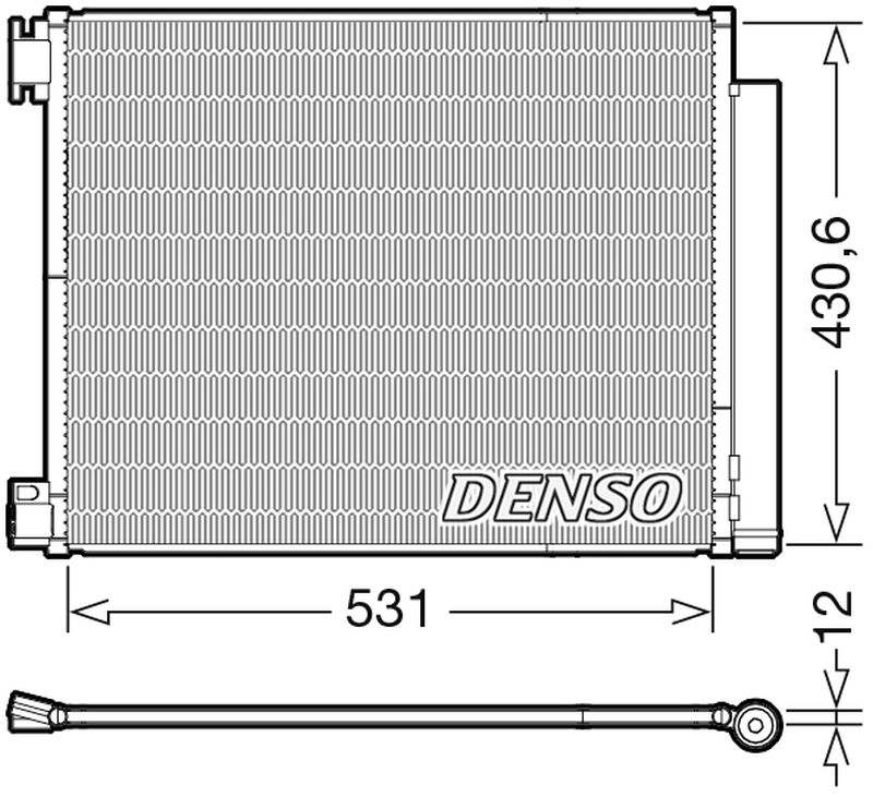 Model Condensor Denso Denso Aircon Condenser DCN23039 - ARKS4Cooling