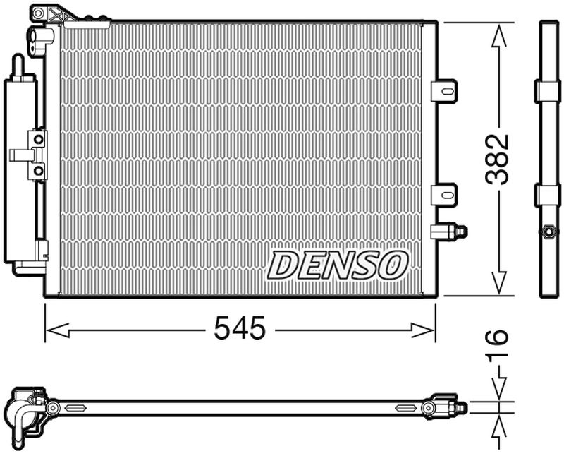 Model Condensor Denso Denso Aircon Condenser DCN23040 - ARKS4Cooling