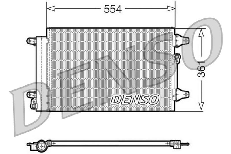 Model Condensor Denso Denso Aircon Condenser DCN32015 - ARKS4Cooling