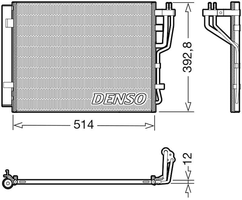 Model Condensor Denso Denso Aircon Condenser DCN41014 - ARKS4Cooling