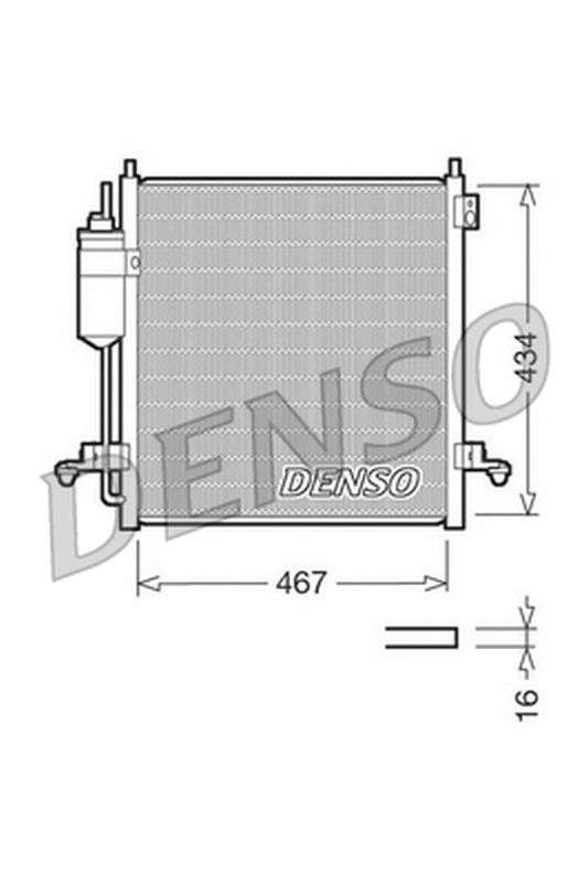 Model Condensor Denso Denso Aircon Condenser DCN45001 - ARKS4Cooling