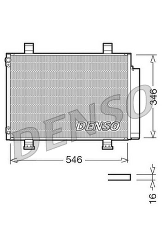 Denso Aircon Condenser DCN47001