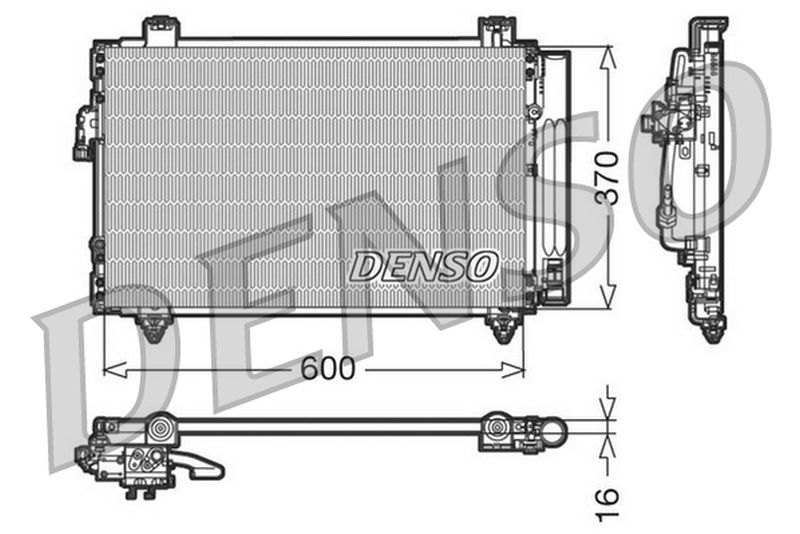 Denso Aircon Condenser DCN50014