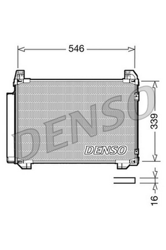 Denso Aircon Condenser DCN50025
