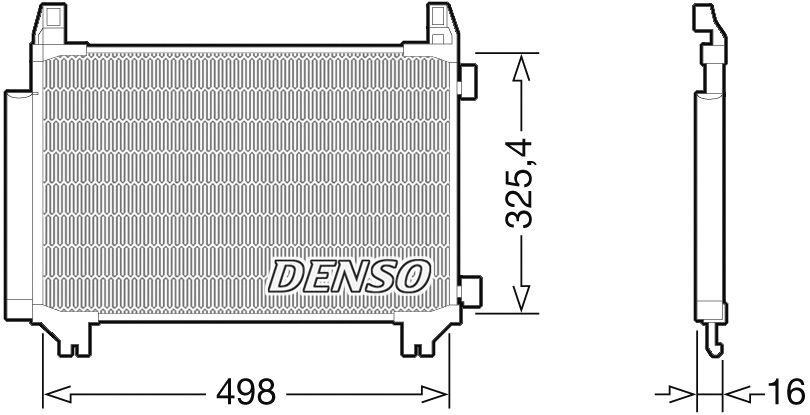 Denso Aircon Condenser DCN50028
