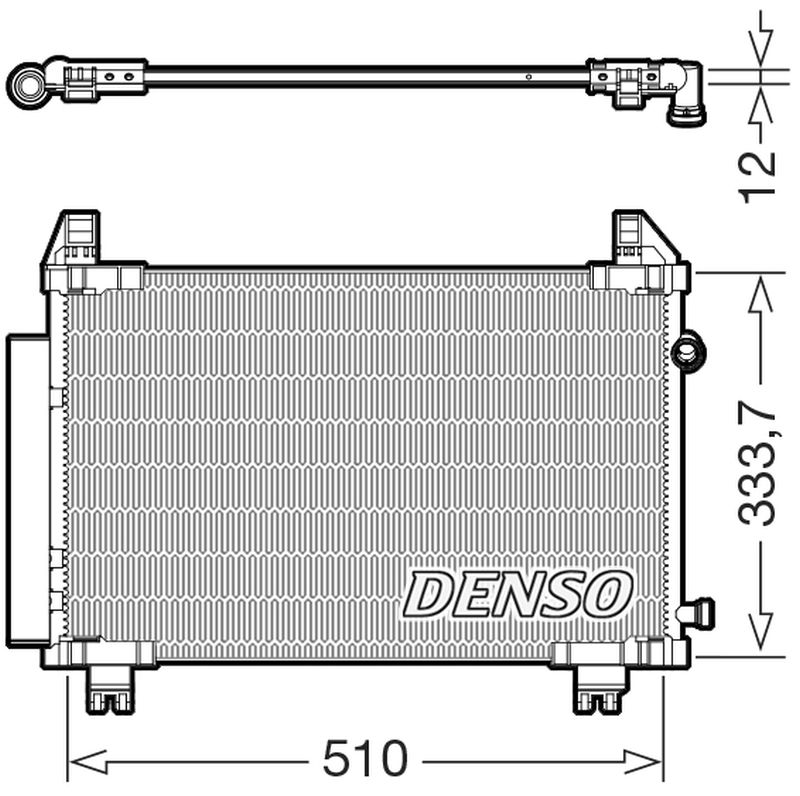 Denso Aircon Condenser DCN50062