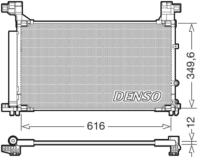 Model Condensor Denso Denso Aircon Condenser DCN50132 - ARKS4Cooling