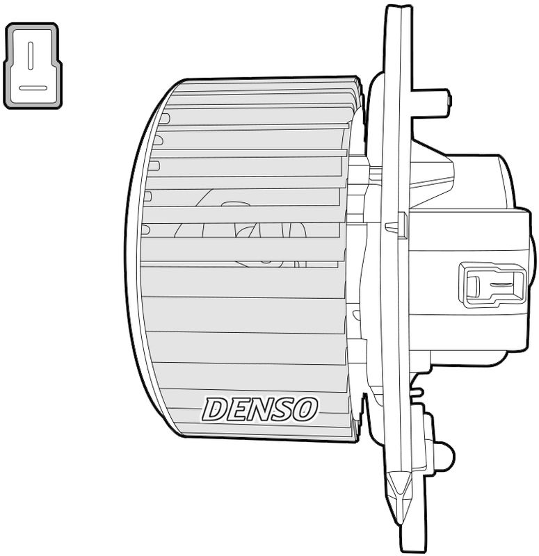 Denso Cabin Blower Fan DEA12004