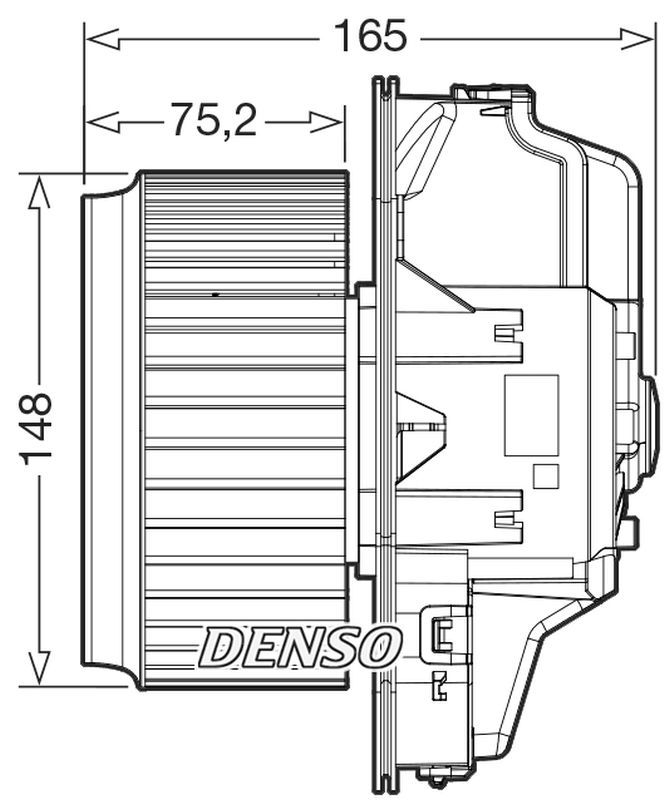 Denso Cabin Blower Fan DEA32006