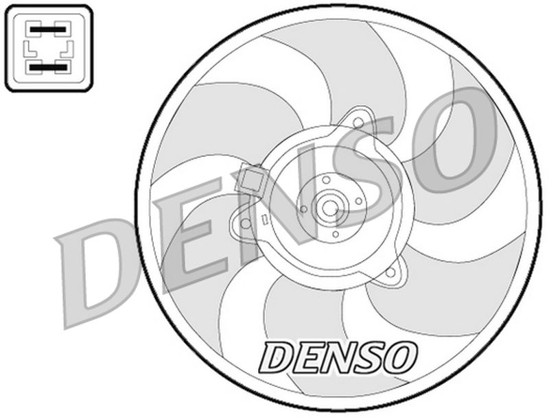 Denso Fan Module Denso Radiator Cooling Fan DER07008 - ARKS4Cooling
