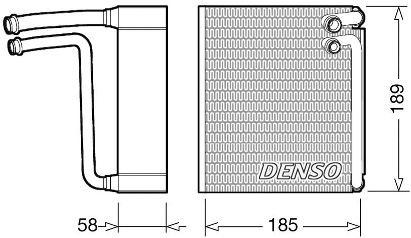 Denso Aircon Evaporator DEV09025