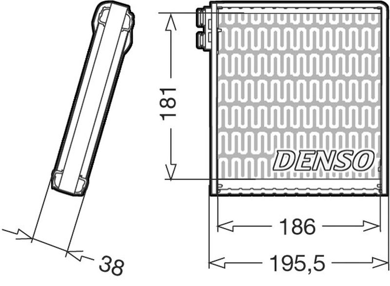 Denso Aircon Evaporator DEV09103