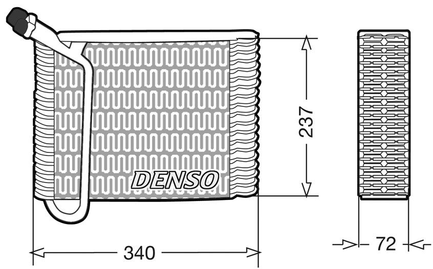 Denso Aircon Evaporator DEV33004