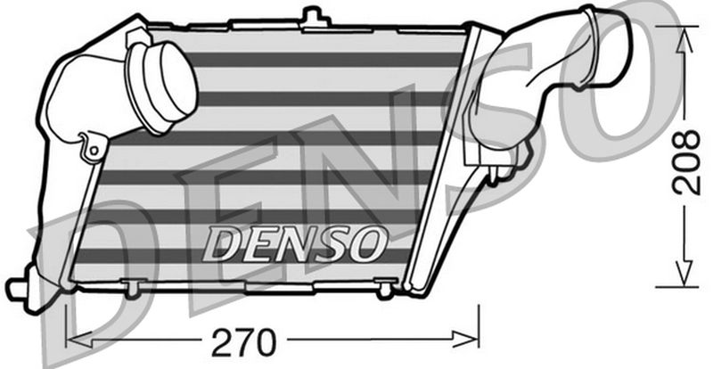 Denso Charge Air Intercooler DIT02012