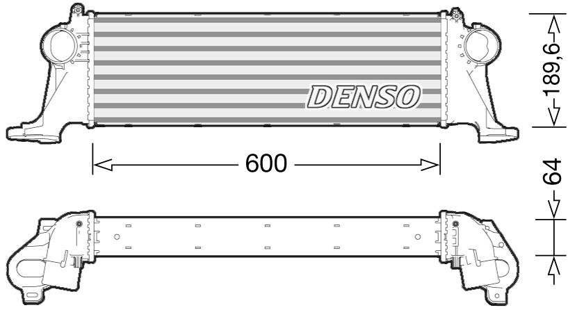 Denso Charge Air Intercooler DIT12004
