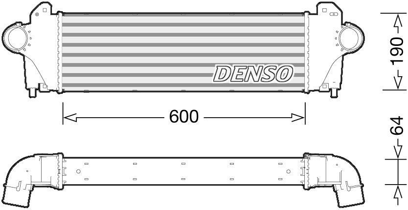 Denso Charge Air Intercooler DIT12005