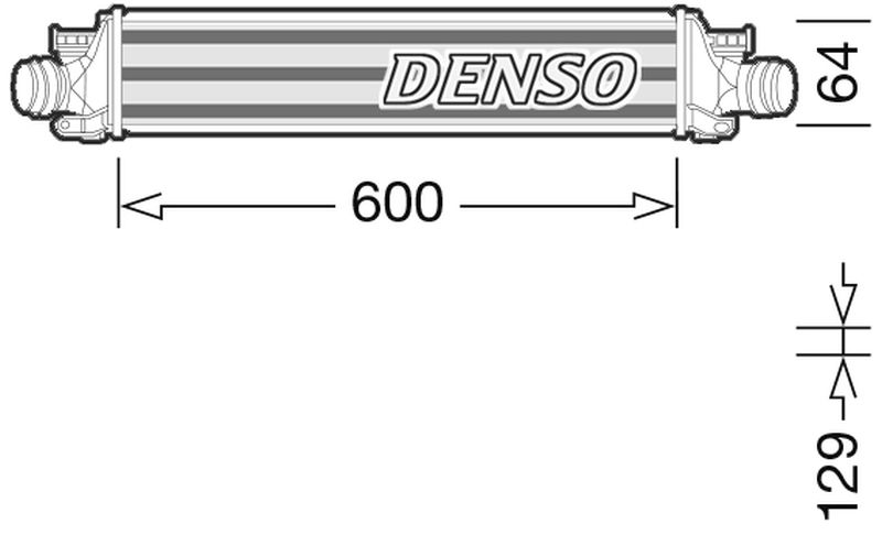 Denso Charge Air Intercooler DIT15001