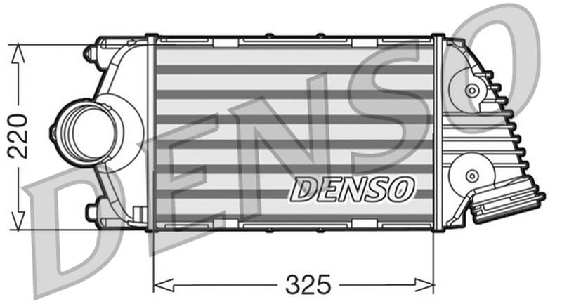 Denso Charge Air Intercooler DIT28015