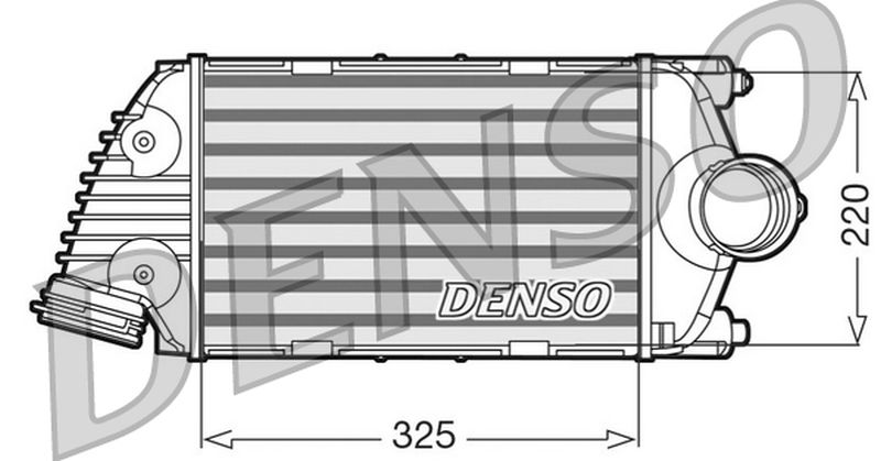 Denso Charge Air Intercooler DIT28016