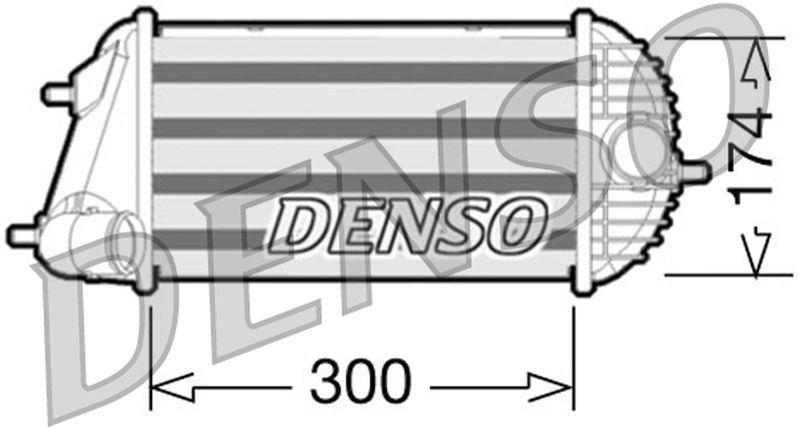 Denso Charge Air Intercooler DIT47001