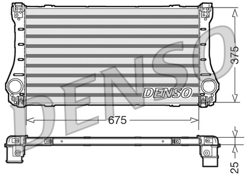 Denso Charge Air Intercooler DIT50005