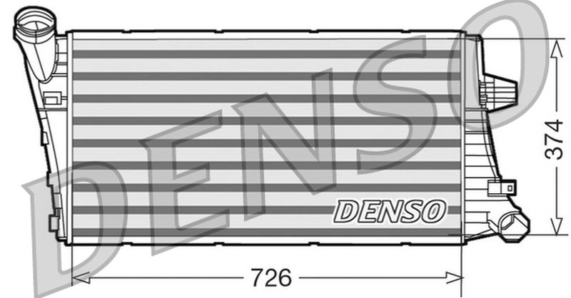 Denso Charge Air Intercooler DIT99020