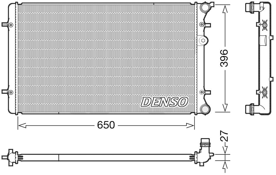Denso Radiator DRM02025 - ARKS4Cooling