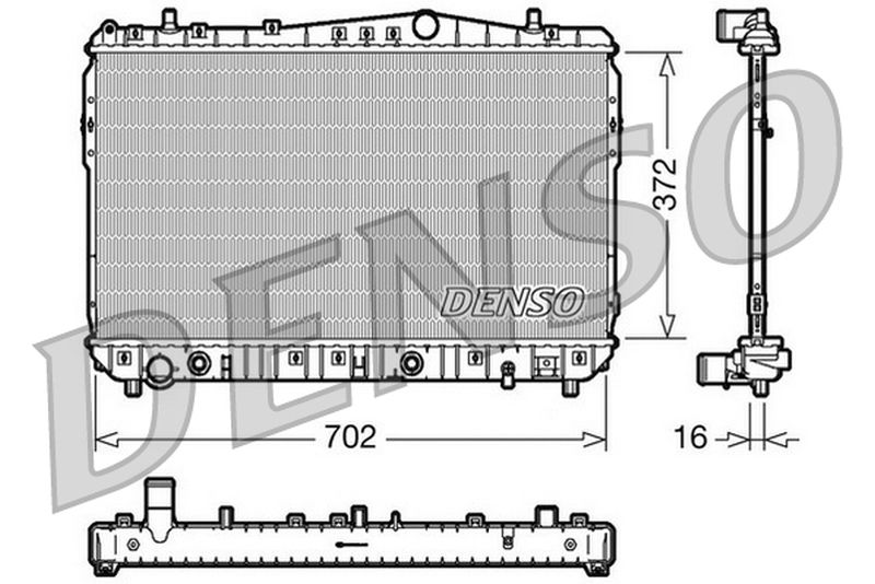 Denso Radiator DRM15002