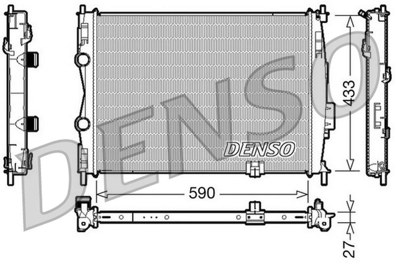 DENSO Радиатор охлаждения