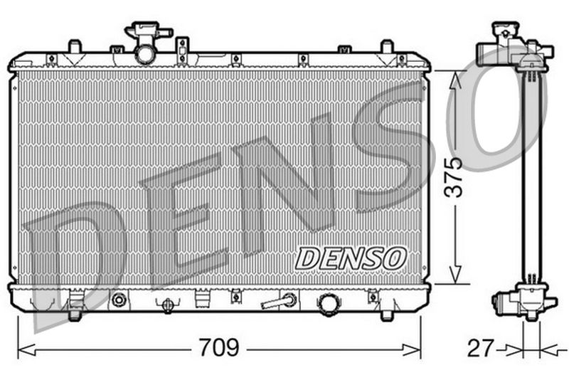 Denso Radiator DRM47025 – ARKS4Cooling.com