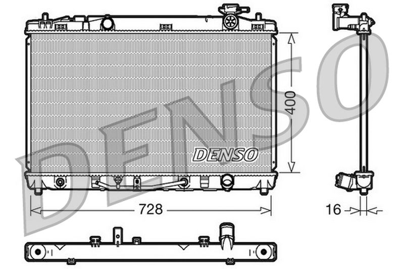 Denso Radiator DRM50041