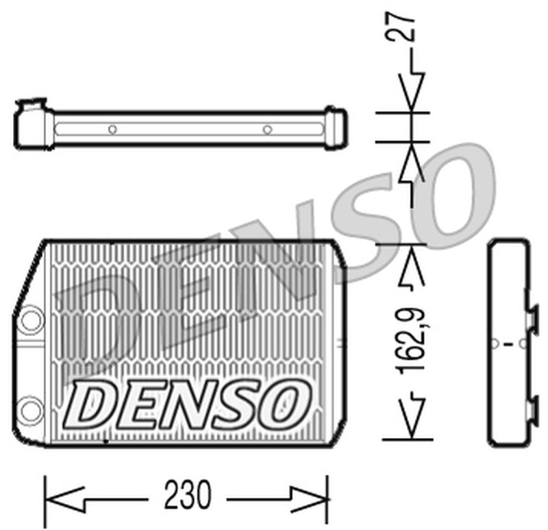 Denso Heater Core DRR09034