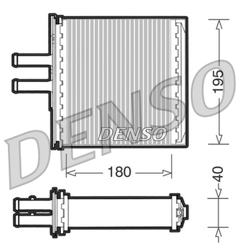 Denso Heater Core DRR09061