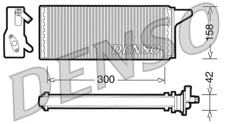 Denso Heater Core DRR12001