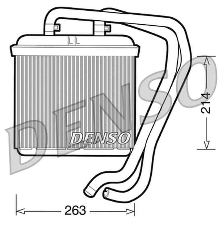 Denso Heater Core DRR12004