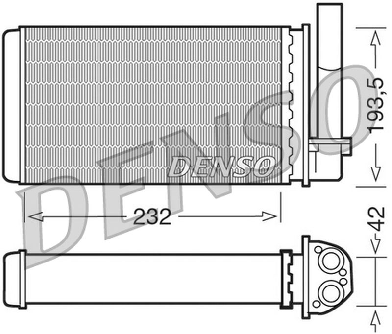 Denso Heater Core DRR21003