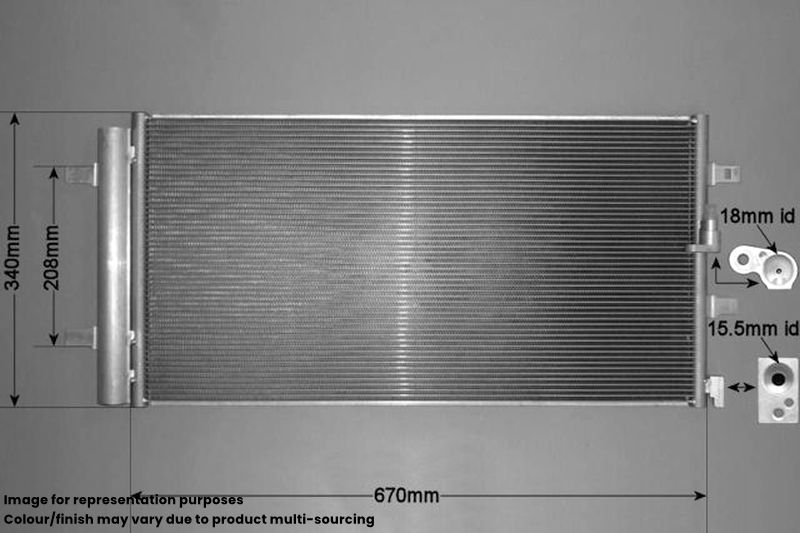 A4C Aircon Condenser CON9821