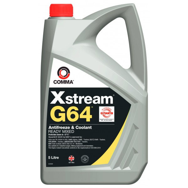 COMMA Comma Xstream G64 Antifreeze & Coolant Ready Mixed – XSG64M5L