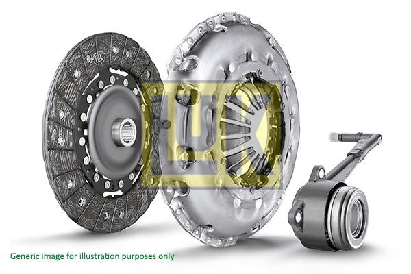 LuK Clutch Kit inc Cylinder REPSET PRO - 623340235