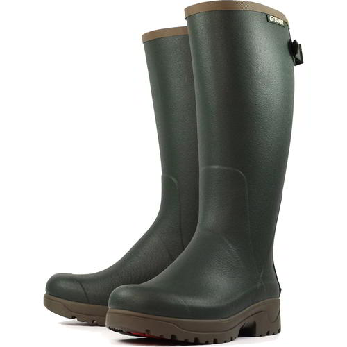 Grisport Stream II Mens Green Tall Neoprene Wellington Boots Wellies Size UK 7-1 - Produktbild 5