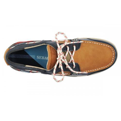 Sebago Triton Legacy Mens Blue Leather Boat Deck Shoes Size 8-12 - Produktbild 6