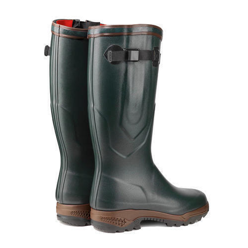Aigle Parcours 2 ISO Mens Womens Neoprene Adjustable Boots Wellies Bronze - Produktbild 6